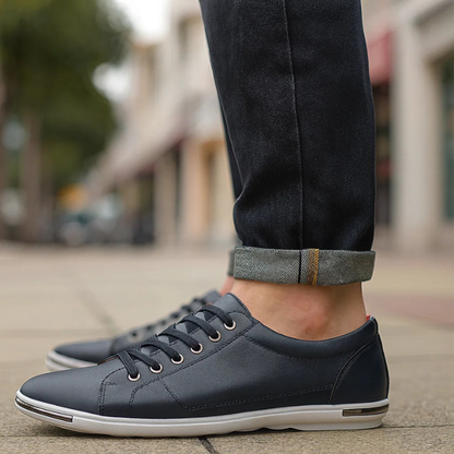 GRAYSON LEATHER SNEAKERS Olyndra London