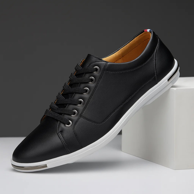 GRAYSON LEATHER SNEAKERS Olyndra London