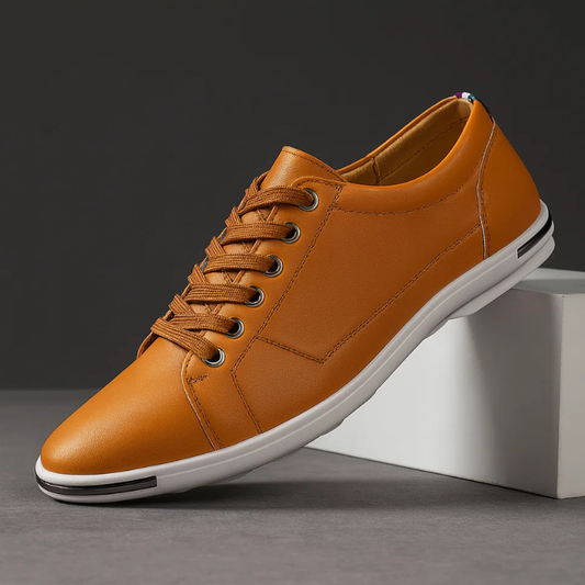 GRAYSON LEATHER SNEAKERS Olyndra London