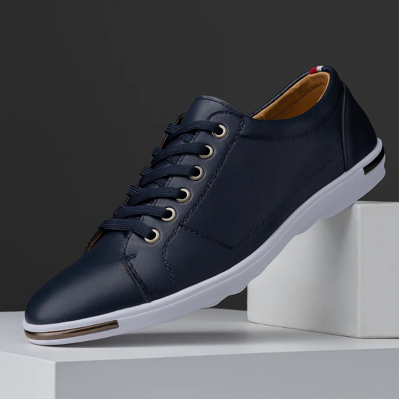 GRAYSON LEATHER SNEAKERS Olyndra London