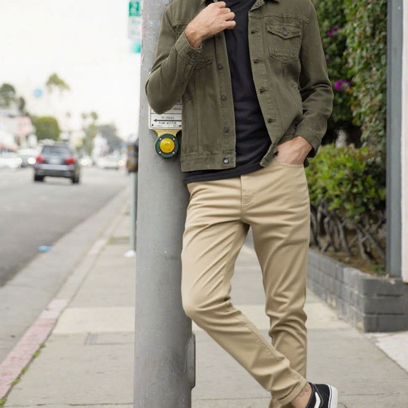 RIVERSIDE SLIM TROUSERS Olyndra London