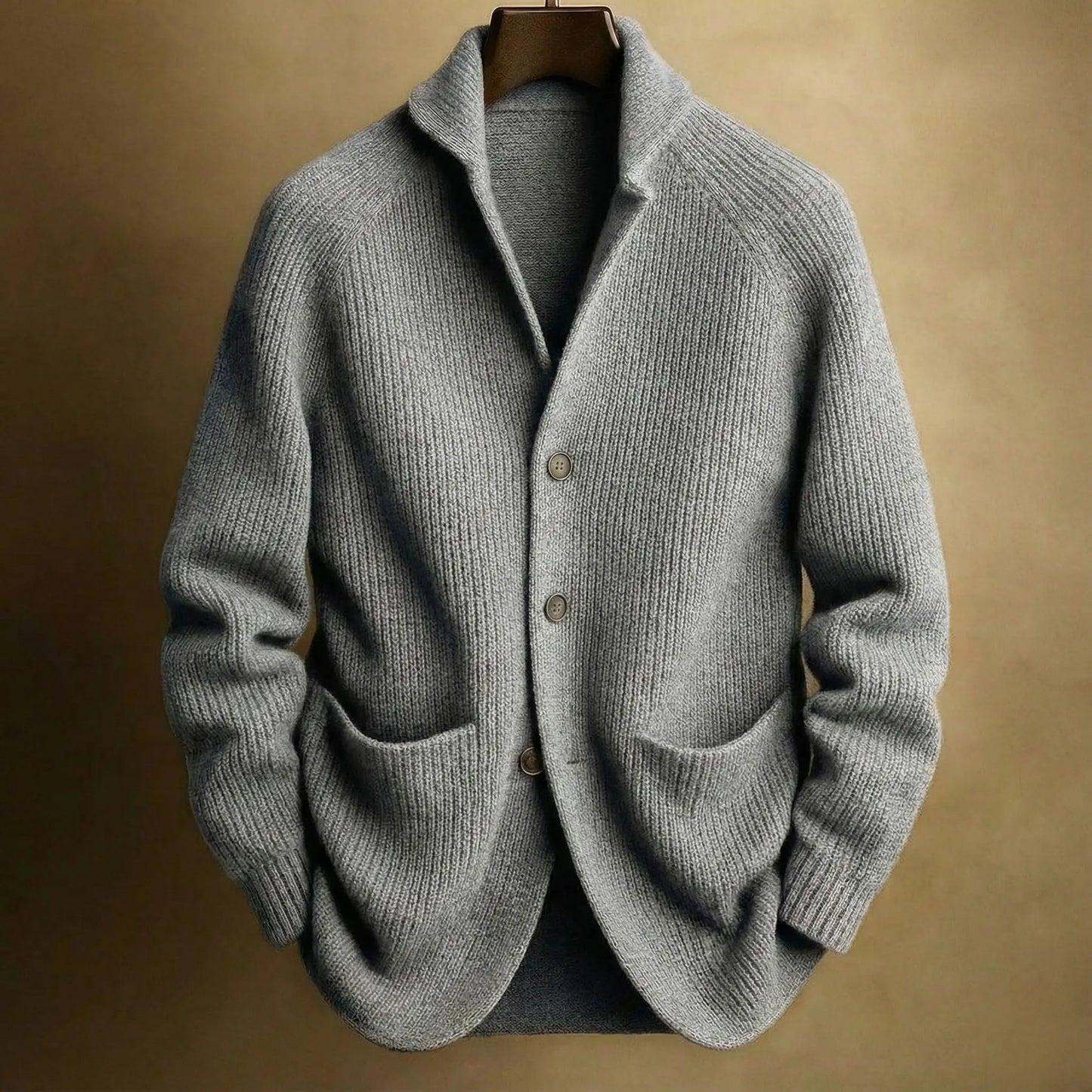 ALDRIC RIBBED CARDIGAN Olyndra London
