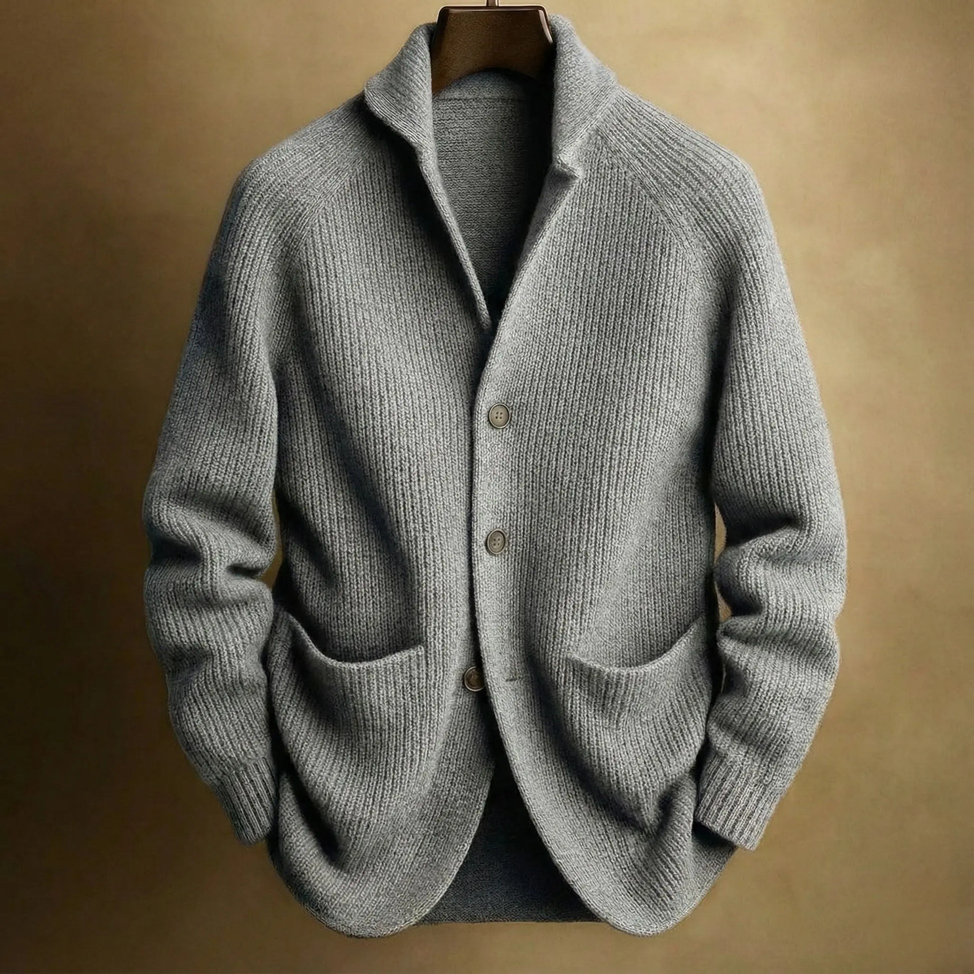 ALDRIC RIBBED CARDIGAN Olyndra London