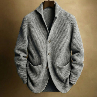 ALDRIC RIBBED CARDIGAN Olyndra London