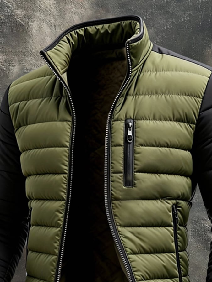 BLAKE QUILTED ZIP JACKET Olyndra London