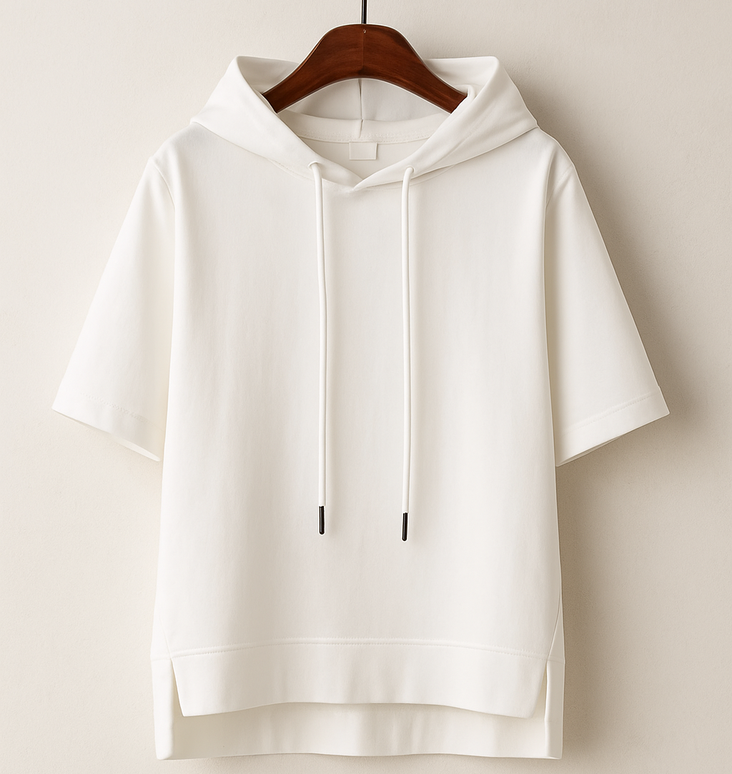ALISON SHORT SLEEVE HOODIE Olyndra London