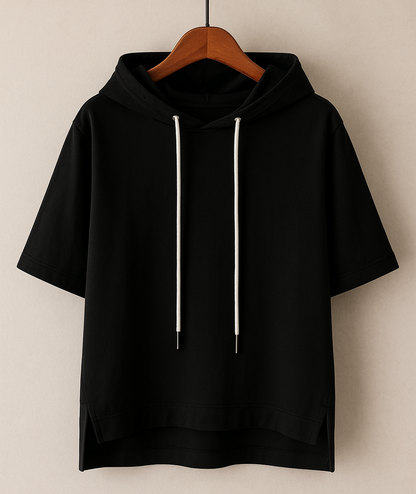 ALISON SHORT SLEEVE HOODIE Olyndra London