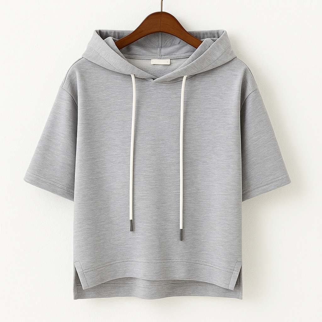 ALISON SHORT SLEEVE HOODIE Olyndra London