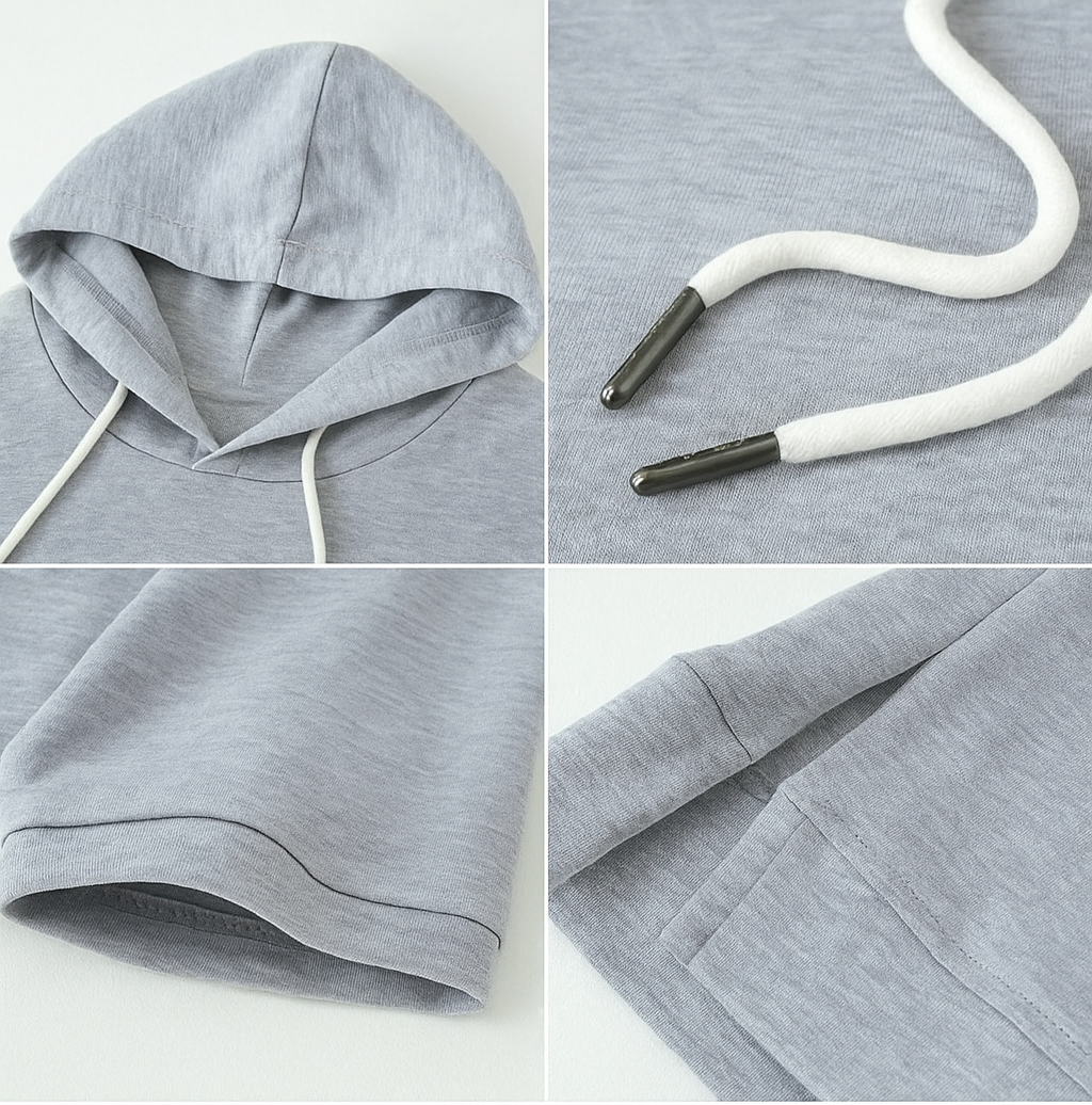 ALISON SHORT SLEEVE HOODIE Olyndra London