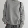 ISABELLA CASHMERE HIGH-NECK SWEATER Olyndra London