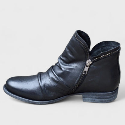 MELINDA LEATHER BOOTS Olyndra London