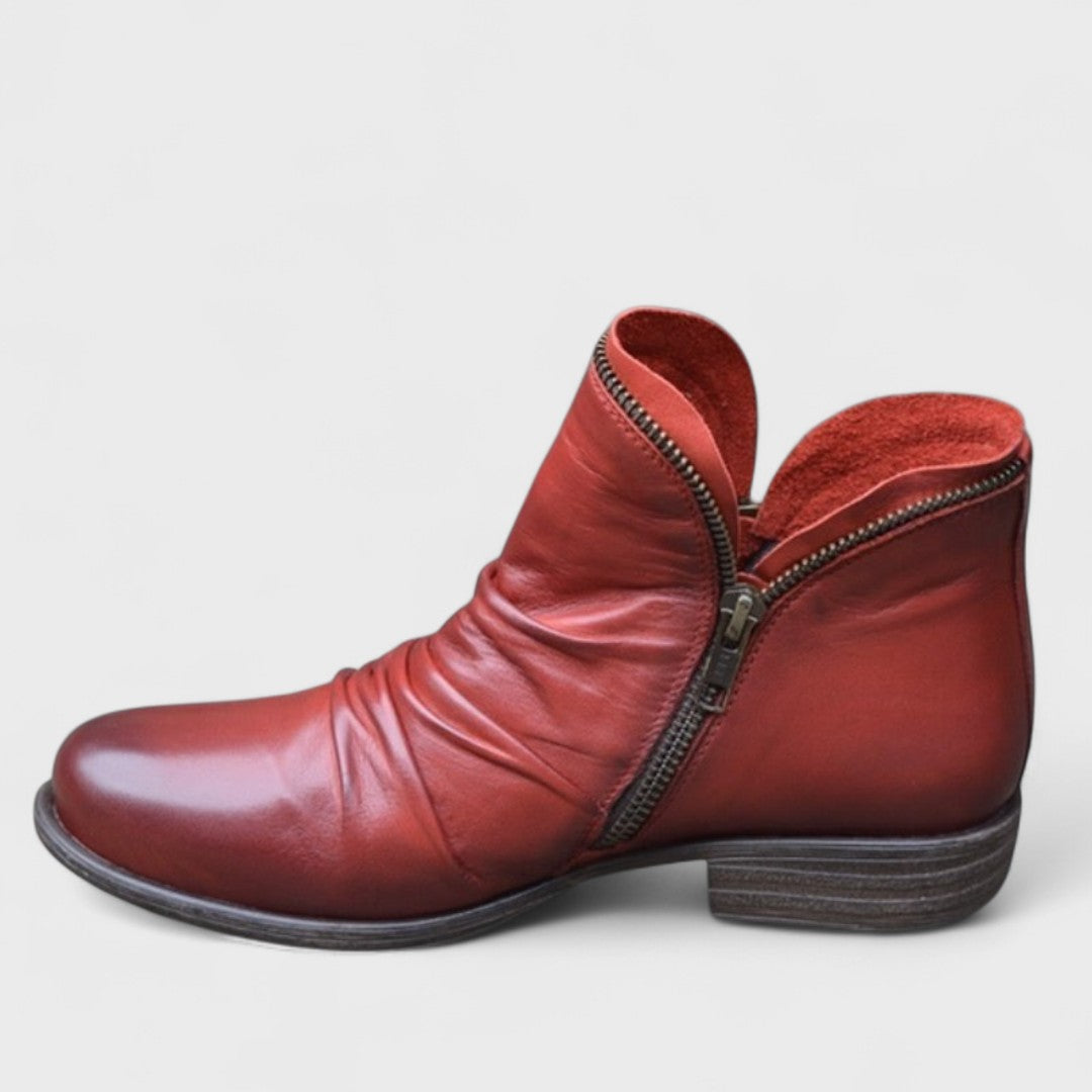 MELINDA LEATHER BOOTS Olyndra London