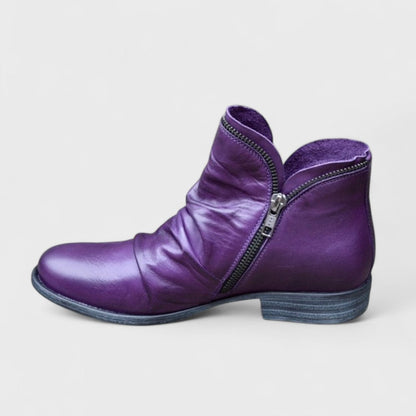 MELINDA LEATHER BOOTS Olyndra London