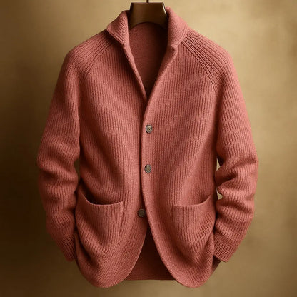 ALDRIC RIBBED CARDIGAN Olyndra London