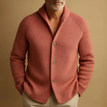 ALDRIC RIBBED CARDIGAN Olyndra London