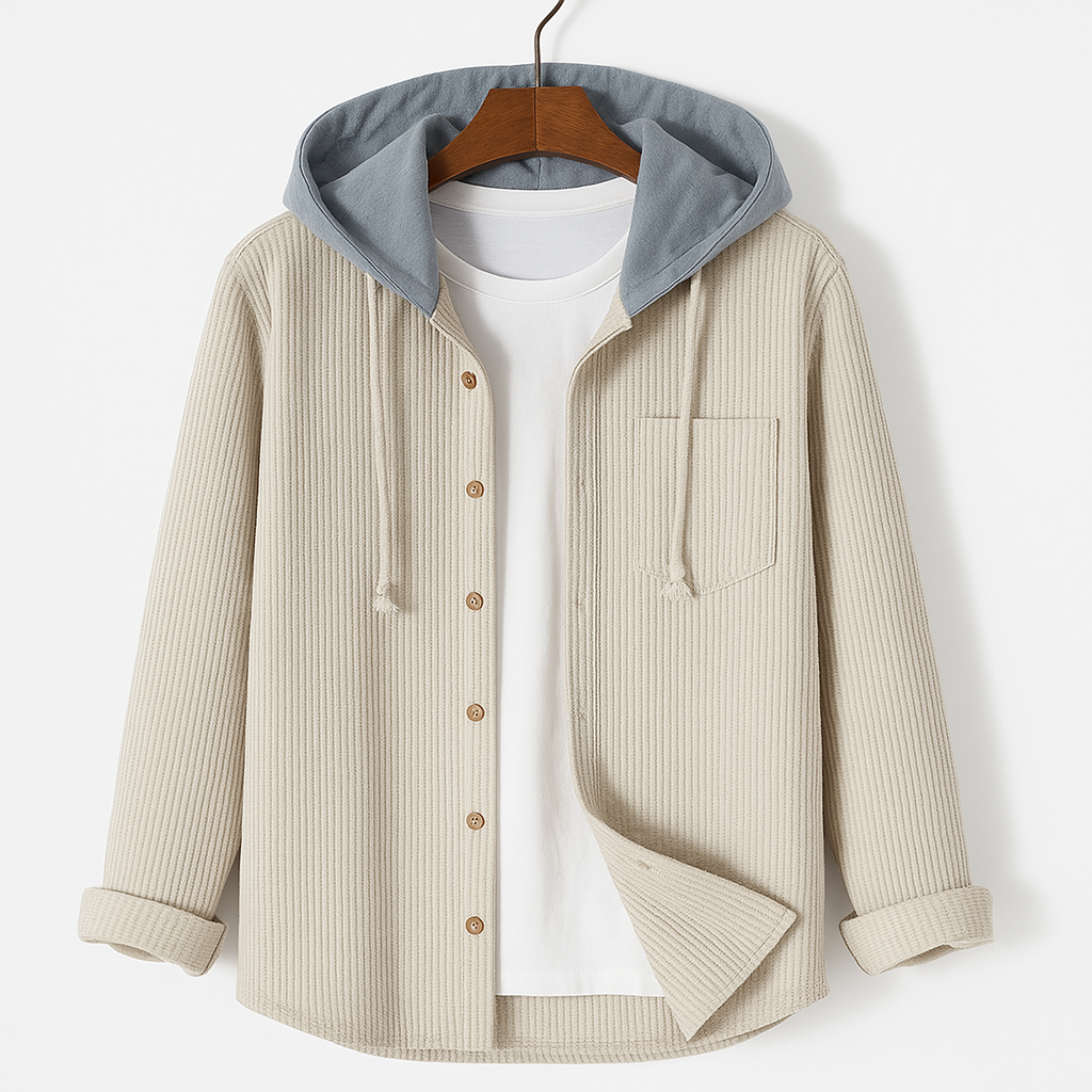 DANTE CORDUROY HOODIE Olyndra London