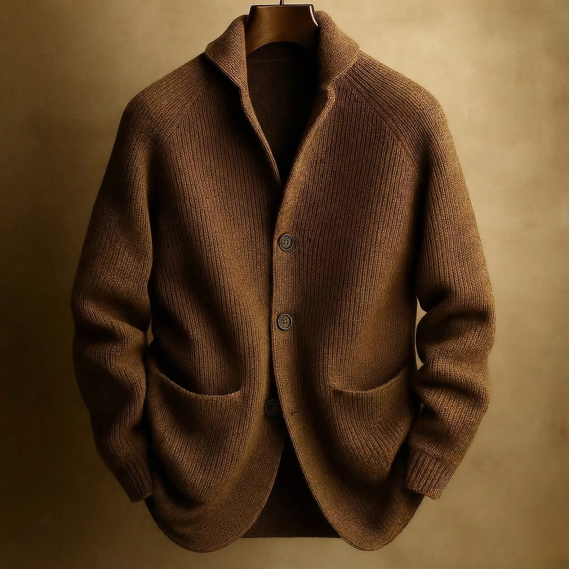 ALDRIC RIBBED CARDIGAN Olyndra London