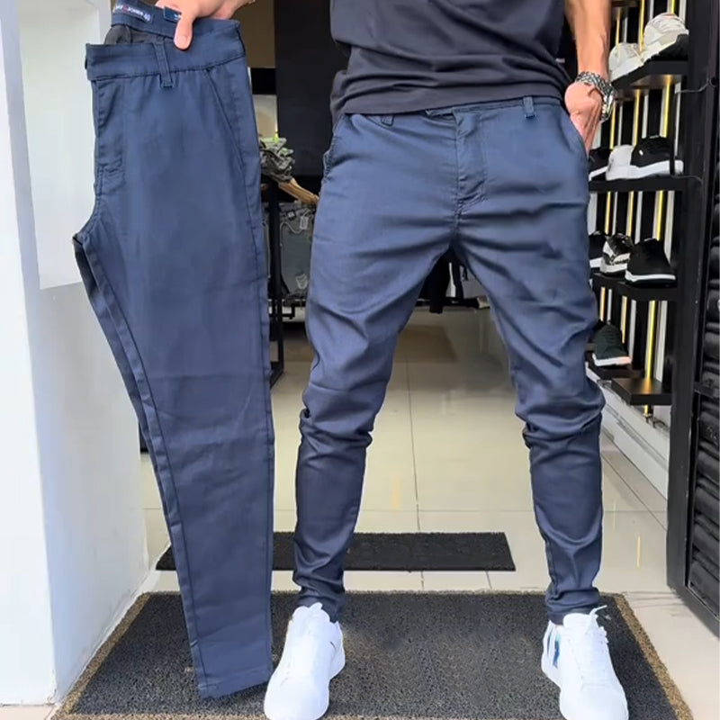 RIVERSIDE SLIM TROUSERS Olyndra London
