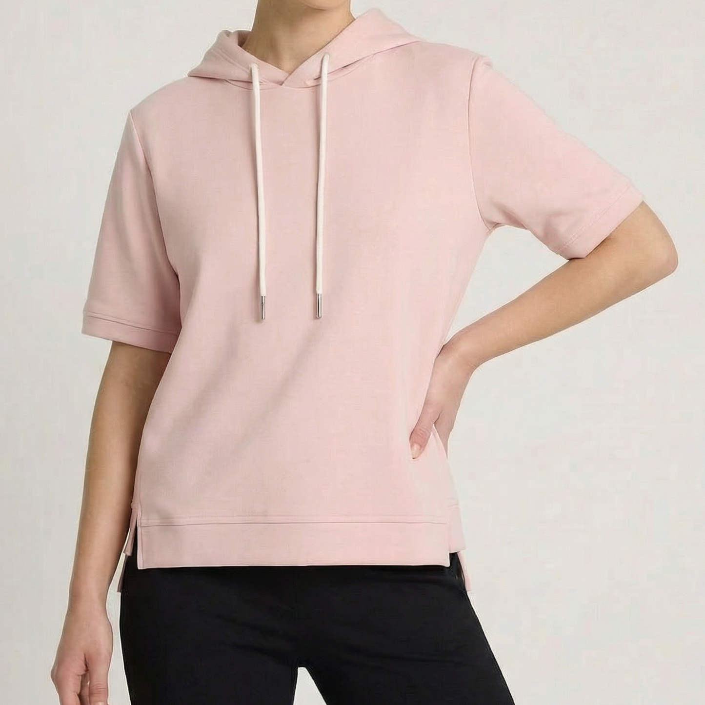 ALISON SHORT SLEEVE HOODIE Olyndra London