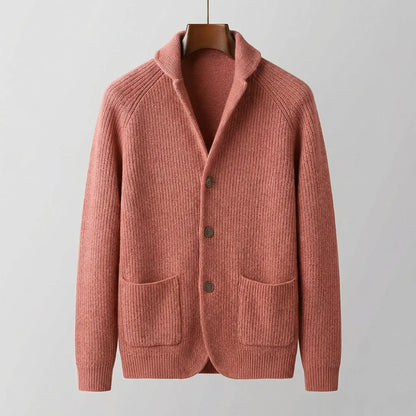 ALDRIC RIBBED CARDIGAN Olyndra London
