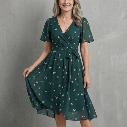 LUNETH FLUID V DRESS Olyndra London