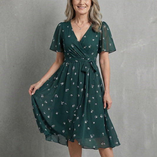 LUNETH FLUID V DRESS