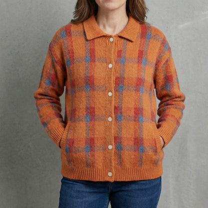 VIVIENNE RETRO CHECK SWEATER Olyndra London