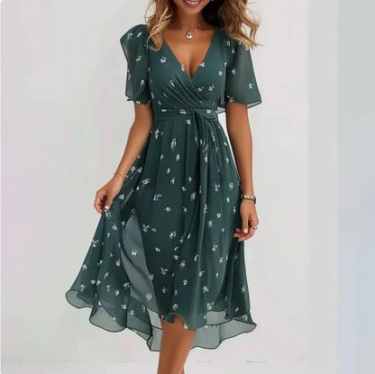 LUNETH FLUID V DRESS Olyndra London