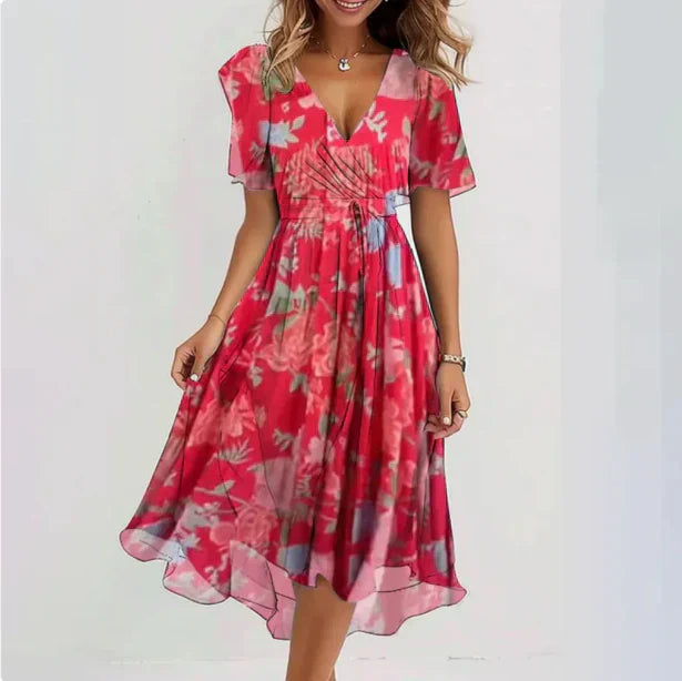 LUNETH FLUID V DRESS Olyndra London