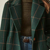 CORALIE CHECKERED COAT Olyndra London