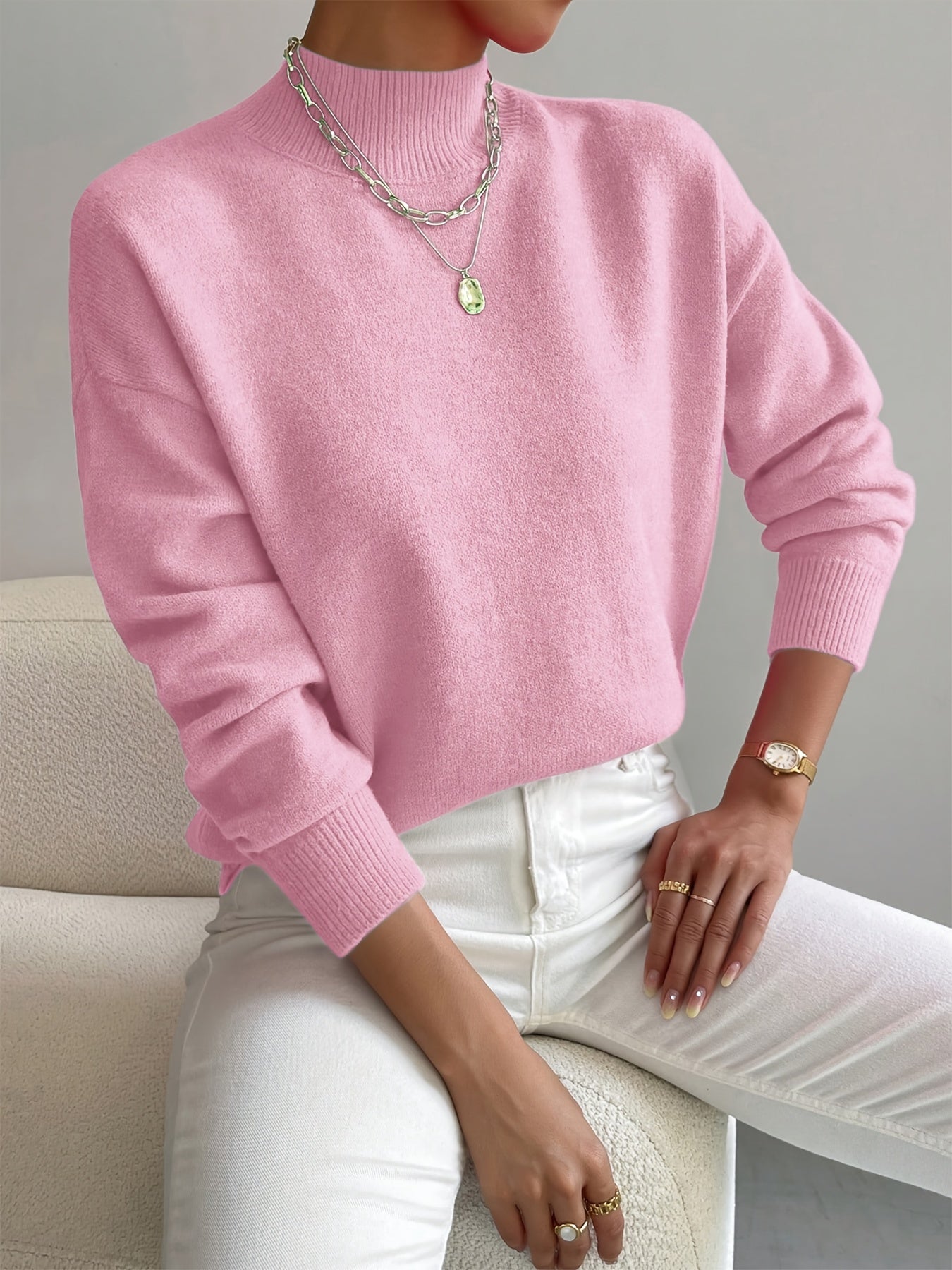 SERAPHINE ROLL NECK JUMPER Olyndra London